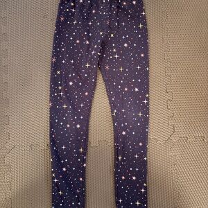 Hanna Andersson Starry Kids Leggings - Navy and Multicolor